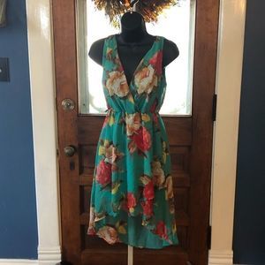 *2 Bridgitte Bailey Tie Waist Hi-Low Dress
